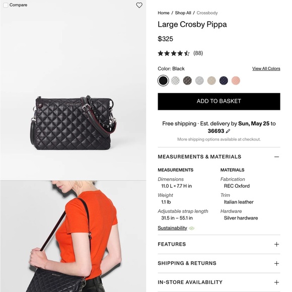 MZ Wallace Black Crosby Pippa large - Picture 9 of 14